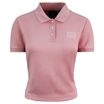 Puma x Rihanna Fenty Baby Polo Cropped Shirt Pink Womens Top 574286 04 Nylon - Size 12 UK