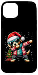 iPhone 15 Plus Dabbing Dog Sunglasses Dog Animal Dab Dance Christmas Case