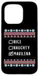 Coque pour iPhone 15 Pro Gentile Coquine Noël Marilena Pull Moche