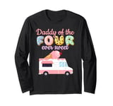 Daddy of the FOUR ever Sweet Ice-cream Truck 4th Birthday Long Sleeve T-Shirt