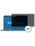 Kensington 2-puoleinen irrotettava tietoturvasuoja 15.6" kannettaville tietokoneille 16:10