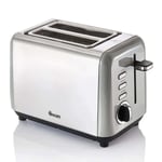 Swan TownHouse 2 Slice Toaster ST14015GRN - Grey | Free UK P&P