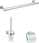 hansgrohe Logis Universal Accessoires de bain 3 en 1, chromé, 41727000