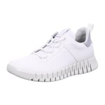 Ecco Mens Gruuv M White Shoe, Weiã, 8 UK Narrow