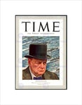 Wee Blue Coo Magazine War 1941 Winston Churchill Man Of The Year Time Art Wall Art Print