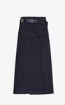 Helmut Lang Flap-pocket A-line Cotton-blend Midi Skirt - Size 6 - NEW & TAGS