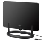 Portable Indoor Aerial Freeview HD TV Flat Antenna August DTA455 Includes Stand