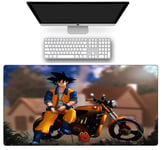 Tapis De Souris,Grand Durable Dragon Ball Goku Tapis De Souris De Jeu Antidérapant Anime Tapis De Souris pour Clavier Vitesse Tapis De Jeu De Bureau Taille A