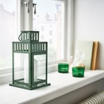 IKEA BORRBY lykta för blockljus, in/utomhus 28 cm