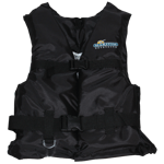 Maritim Flytevest Sort Barn 25-40kg