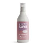 Natural Deodorant Roll On Refill by Salt of the Earth, Lavender & Vanilla - Vegan, Long Lasting Protection, Leaping Bunny Approved, Made in the UK - 525ml