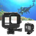 For  Hero 8 Camera Black Underwater Waterproof Protective Housing Case 60M