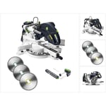 Ks 120 reb Kapp Scie à onglet radial kapex 1600W 260mm ( 575302 ) + 3x Lame de scie circulaire - Festool