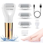 BarberBoss Electric Foot File Hard Skin Remover, Professional Pedicure Set for Feet, Foot Files for Hard Skin, Premium Callus Remover for Feet, Feet Hard Skin Remover Electric Waterproof QR-5082