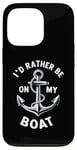 Coque pour iPhone 13 Pro I Don't Need Therapy Boat Cruise Yacht