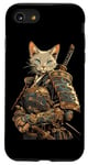 iPhone SE (2020) / 7 / 8 Cat Samurai Ninja Cat Samurai Art Ukiyo-e Case