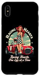 iPhone XS Max Racing Hearts, One Lap At A Time Pinup Case