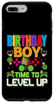 Coque pour iPhone 7 Plus/8 Plus Jeu vidéo Level Up Birthday Boy