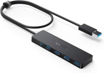 Anker 4-Port USB 3.0 Hub Ultra-Slim Data USB Hub with 2 ft Extended Cable Not