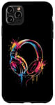 iPhone 11 Pro Max Headphones Music DJ Artwork Music Lover Beatmaker Techno Case