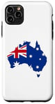 iPhone 11 Pro Max Australia Down Under Classic Australian Flag Map Gift Case