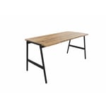 Bureau droit individuel Allan Blanc, nebraska ou timber 75 cm ALTO : bureau D160x70/H75/cpl