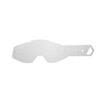 Verres à scratch compatibles pour lunettes/masque 100% Racecraft/Strata/Précis/Mercury/Strata Plus/Accuri Plus Kit 100 pièces