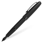 Cross Bailey Fountain Pen with Black Nib Matte Black Sleek Traditional Design