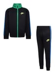 Nike Kids Boys Tricot Tracksuit - Black, Black, Size 6-7 Years