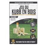 MISTER GADGET, MG3510, Découvrez Le Jeu du Kubb, Un Jeu scandinave en Bois de qualité, Parfait pour des Heures de Divertissement en Plein air Lors de fêtes, Pique-niques ou journées à la Plage.