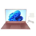 Rose Gold Kannettava 15,6 tuuman IPS 1920x1080 Quad Core CPU 12 Gt RAM 512 Gt ROM Kannettava tietokone Office School 100? 240 V 12 Gt RAM 512 Gt ROM US Plug