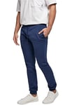 Urban Classics Men's Organic Basic Sweatpants Track Pants, Dark Blue, M