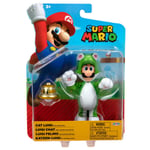 Nintendo Super Mario Cat Luigi Figura 10cm Jakks Pacific