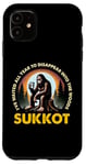 iPhone 11 Funny Sukkot Bigfoot Disappear into the Woods - Jewish fest Case