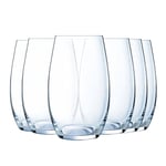 Luminarc - Collection Menades - 6 verres à eau 40 cl - Fabriqués en France - Emballage renforcé