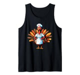 Thanksgiving Turkey Nurse at The Hospital - Scrub Top Tank Top