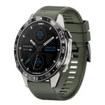 Garmin MARQ Aviator Gen 2 Silikone urrem, 22mm - Grøn