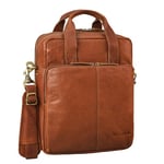 STILORD 'Dave' Sacoche Homme bandouliere Cuir Voyage Sacoche Ordinateur 13.3 Pouces MacBook Borsa per Tablet Sac Bandoulière Sac Messenger Cuir Véritable, Couleur:maraska - Marron