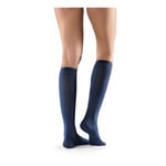 Mabs Cotton Knee Navy - Flere størrelser Helse & livsstil Støttestrømper Kompresjonsstrømper