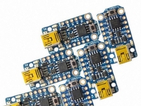 Adafruit Udviklingsboard Trinket 6-Pack - 3 x 3.3V and 3 x 5V Trinkets AVR® ATtiny ATtiny85