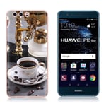Huawei P10 Lite Skal Med Dessert Motiv - Kaffe