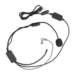 Motorcycle Helmet BT 3.5mm Headset Noise Reduction Earpiece With Mic Switch For