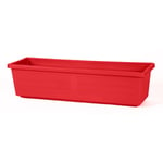 EDA - Jardinière Miami 60 x 18,5 x 15,5cm 12L - Rouge rubis