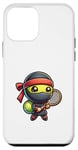 Coque pour iPhone 12 mini Squash mignon de jeu de court de tennis Ninja