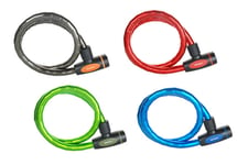 Antivol Velo Cable articule 1m x Ø 18mm - Coloris aléatoire