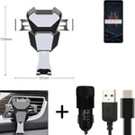 Car holder air vent mount for nubia Red Magic 6S Pro cell phone mount