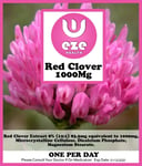 Red Clover 1000mg 365 Tablets Menopause Hot Flushes Low Energy