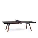 RS Barcelona - You and Me Outdoor Ping Pong Table, Black - Spel - Antoni Pallejà Office