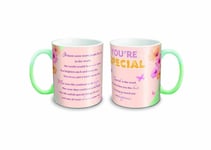 You're Special Sentimental Mug With Nice Verse Birthday Valentine Christmas Gift