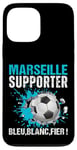 Coque pour iPhone 13 Pro Max Marseille Supporter Football Cadeau Fan Foot Marseillais